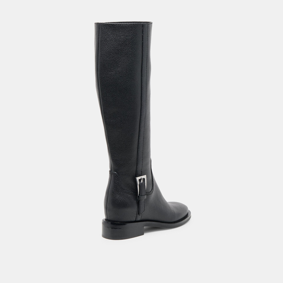 kilian h2o stiefel aus schwarzem leder