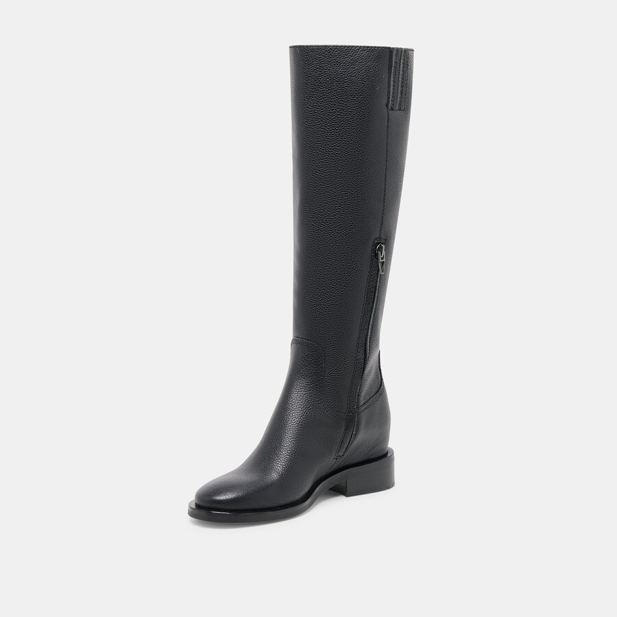 kilian h2o stiefel aus schwarzem leder