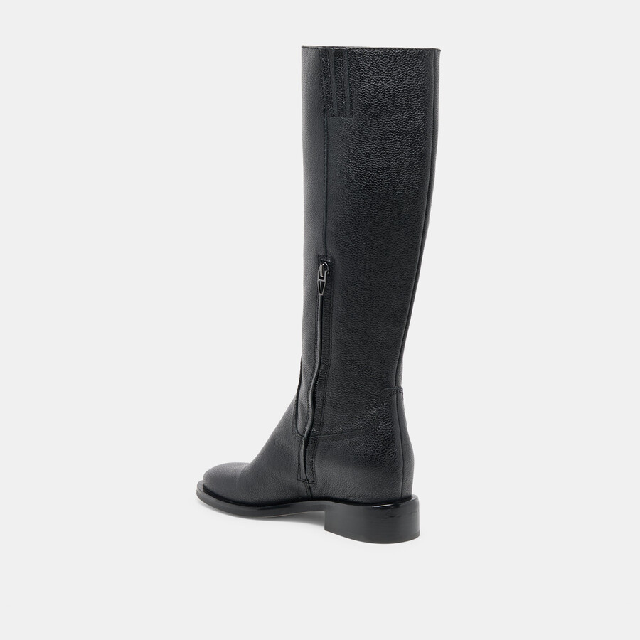 kilian h2o stiefel aus schwarzem leder