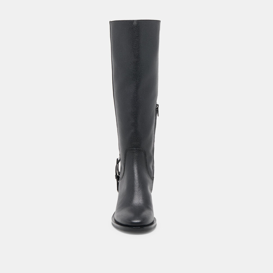 kilian h2o stiefel aus schwarzem leder