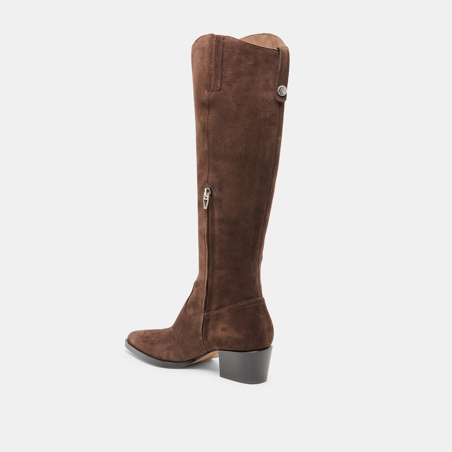 virona h2o boots dunkelbraunes wildleder