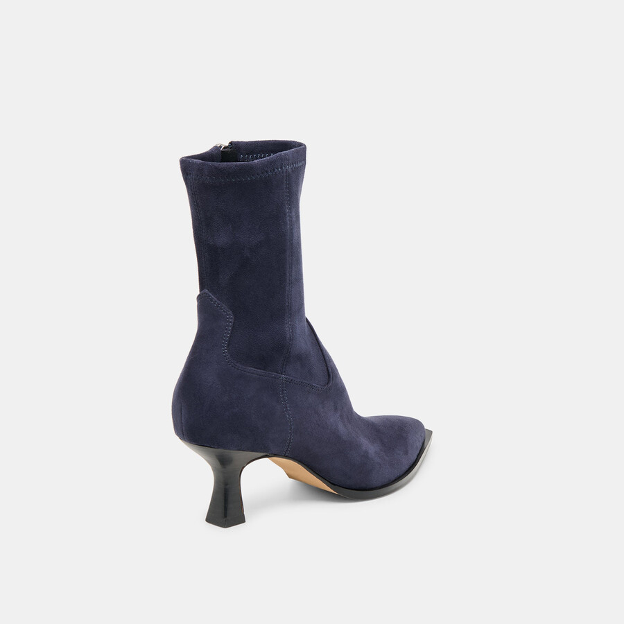 arya boots navy stella wildleder