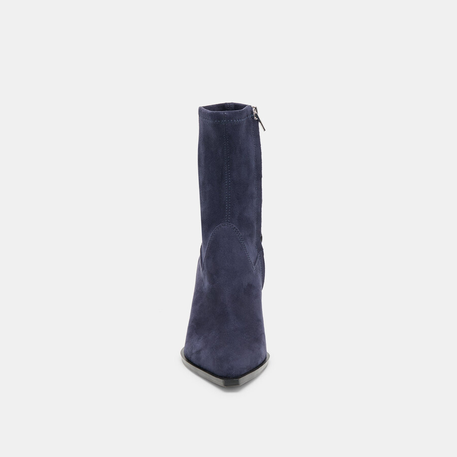 arya boots navy stella wildleder