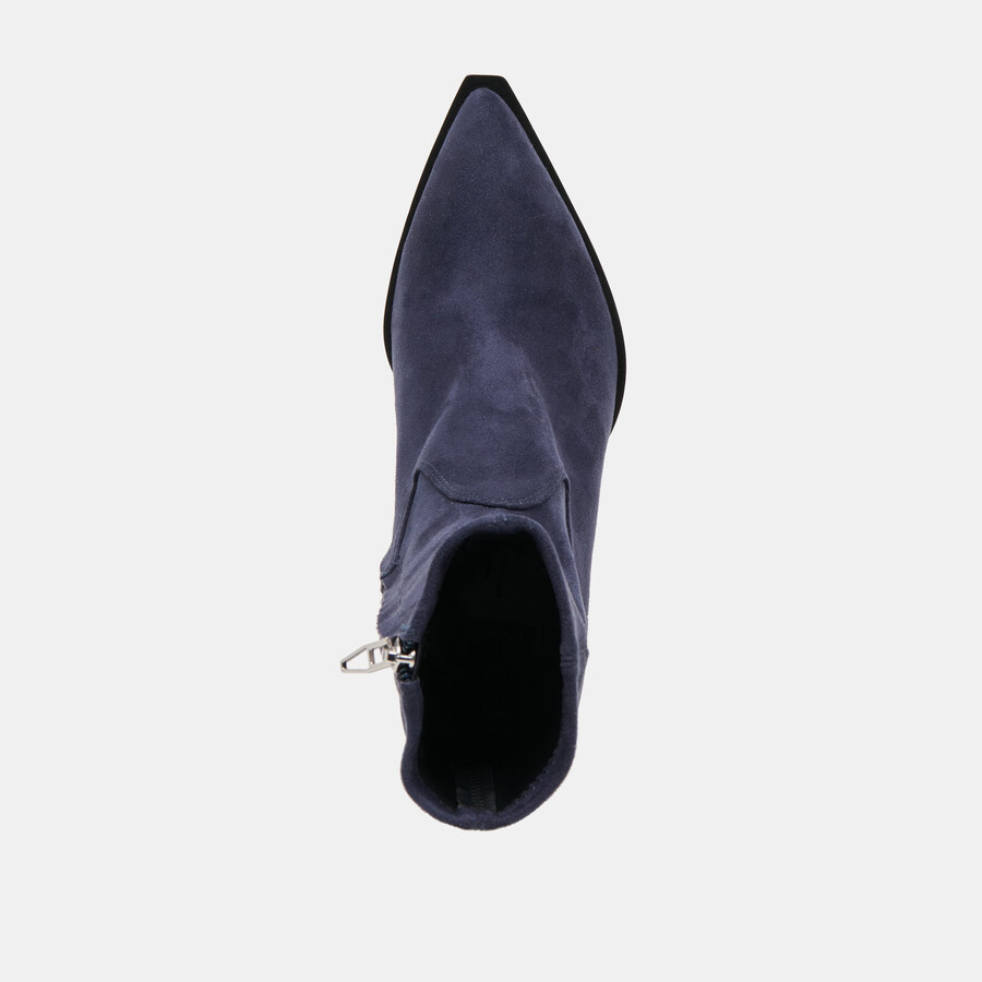 arya boots navy stella wildleder