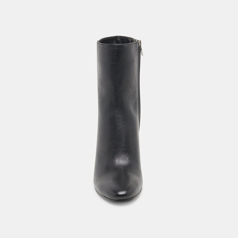 suzy stiefeletten mit breiter passform schwarzes leder