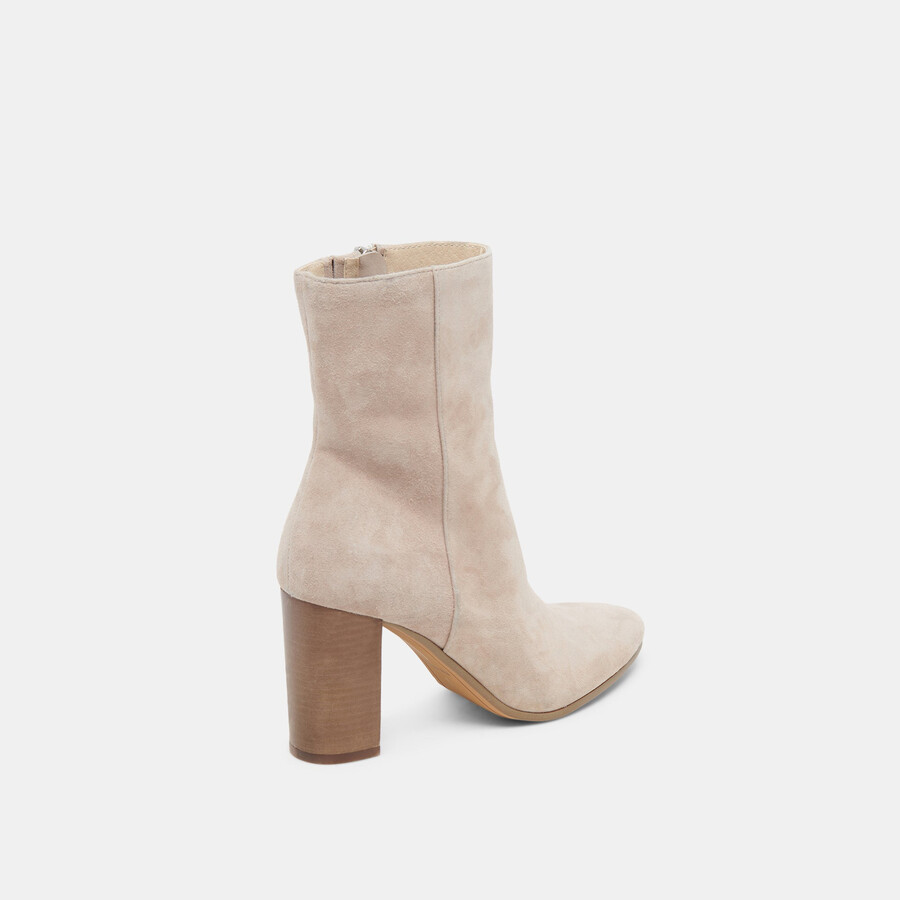 suzy stiefeletten mit breiter passform taupefarbenes wildleder
