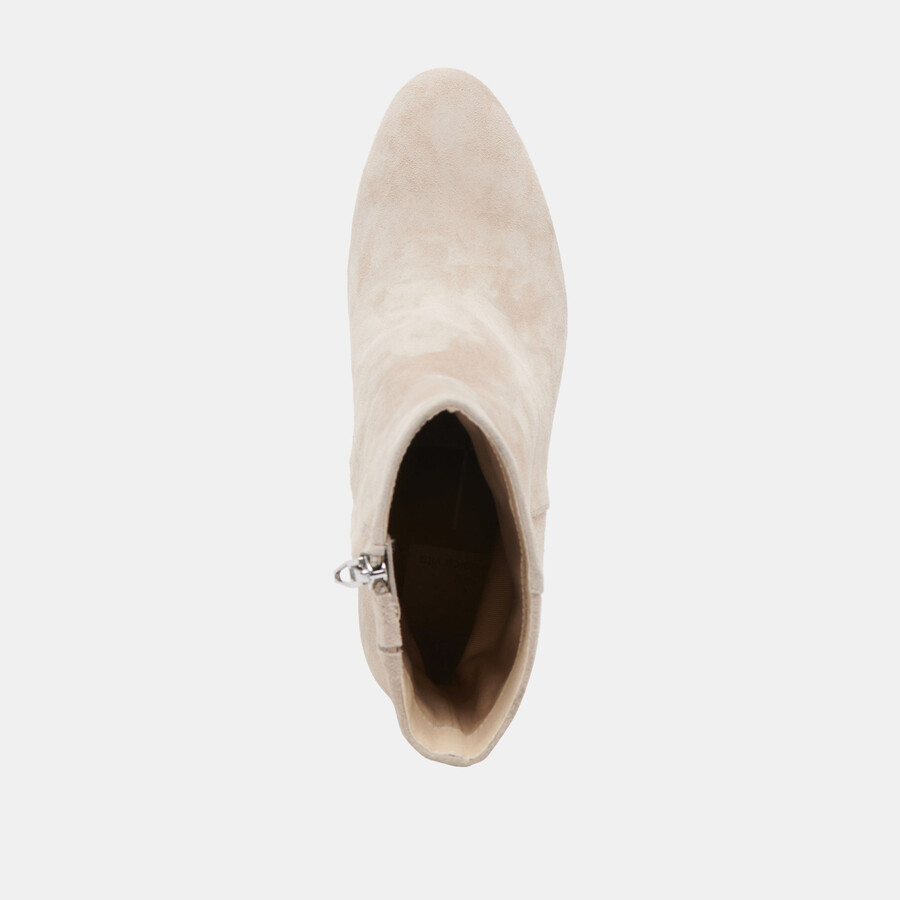 suzy stiefeletten mit breiter passform taupefarbenes wildleder