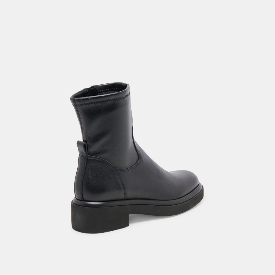 simaya h2o weite stiefel schwarzes leder