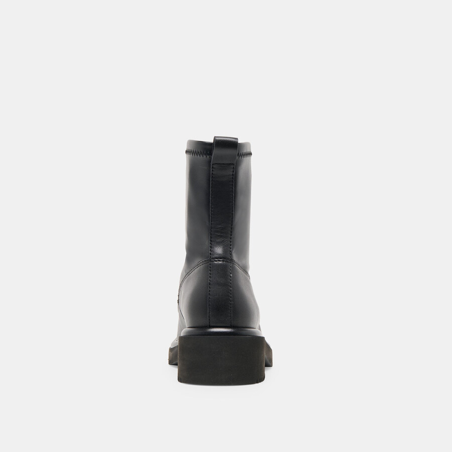 shante boots aus schwarzem leder