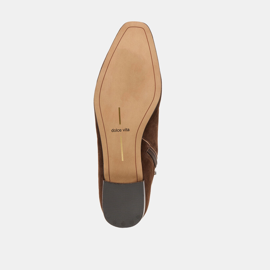 tarine stiefeletten dunkelbraunes nubukleder