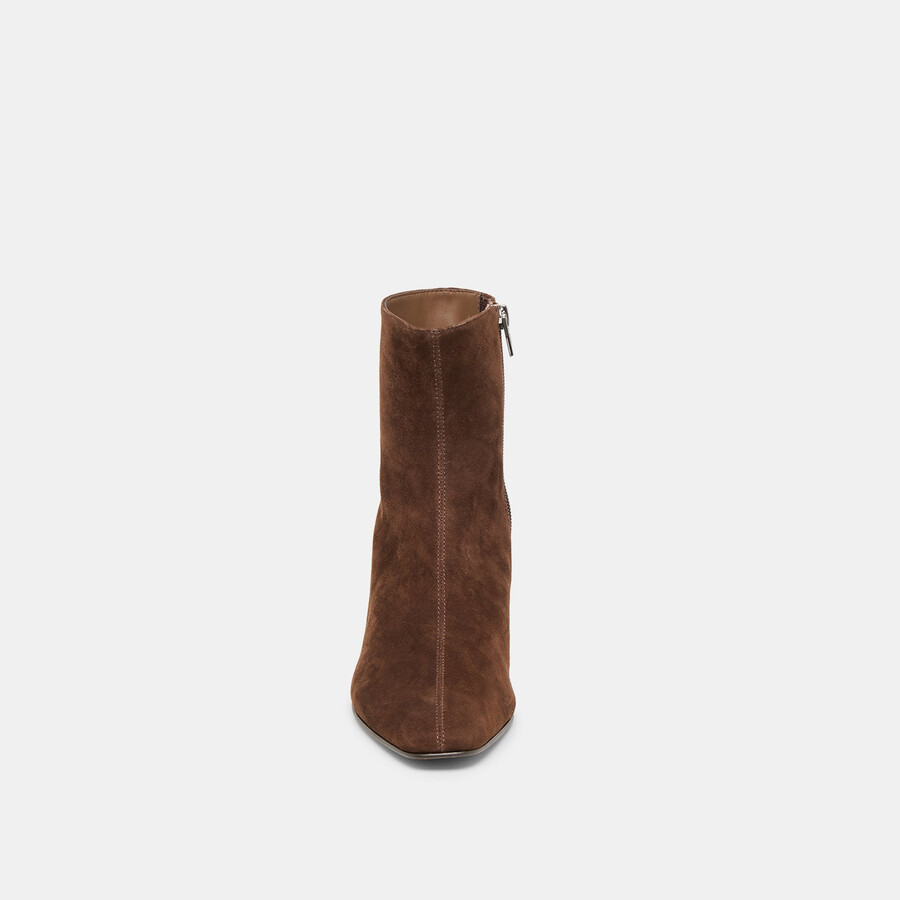 tarine stiefeletten dunkelbraunes nubukleder