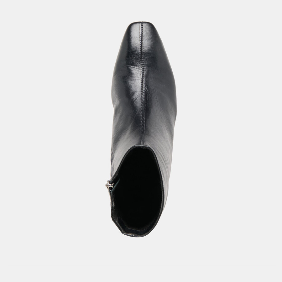 tarine stiefeletten aus schwarzem leder