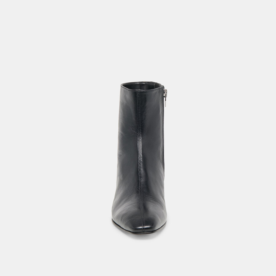 tarine stiefeletten aus schwarzem leder