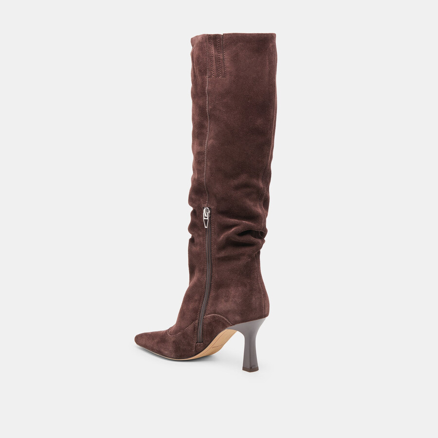 lousa boots mahagoni wildleder