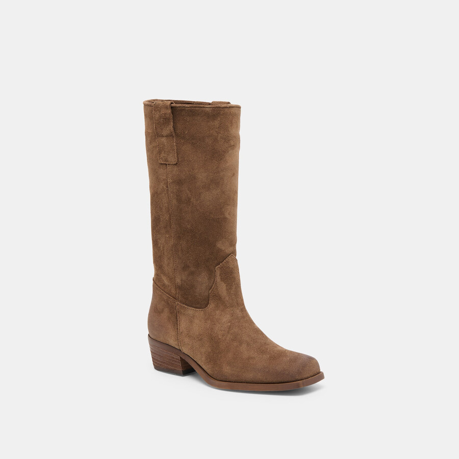 romie boots schokoladenbraunes wildleder