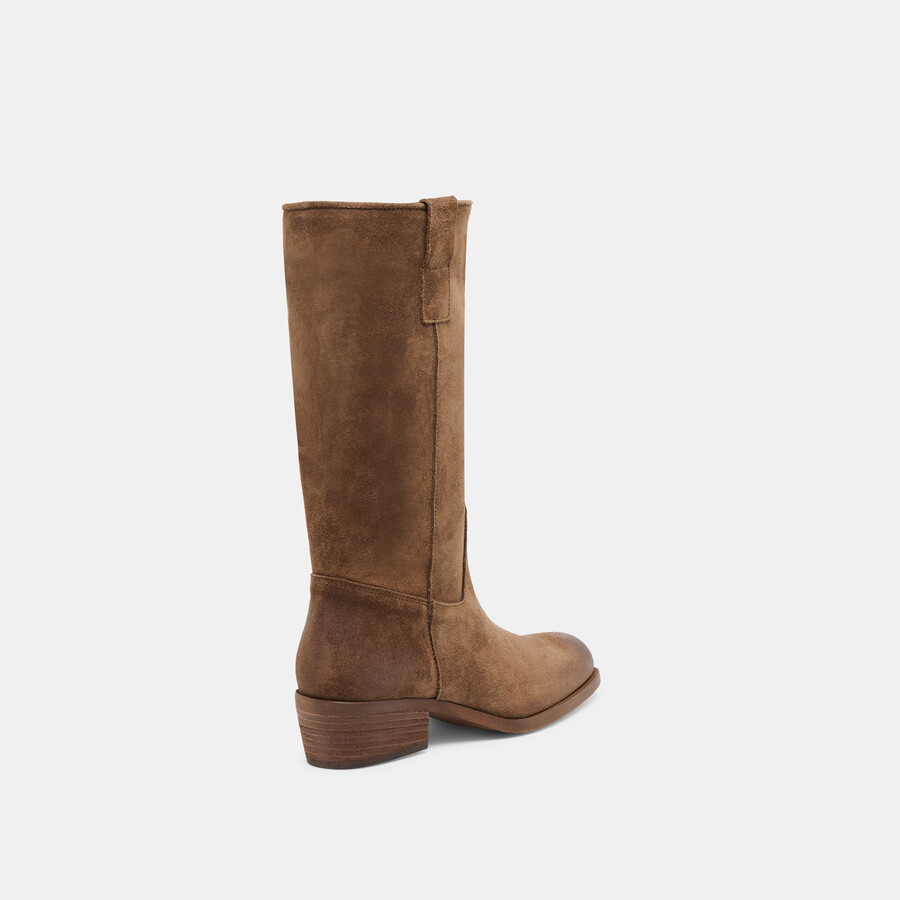 romie boots schokoladenbraunes wildleder