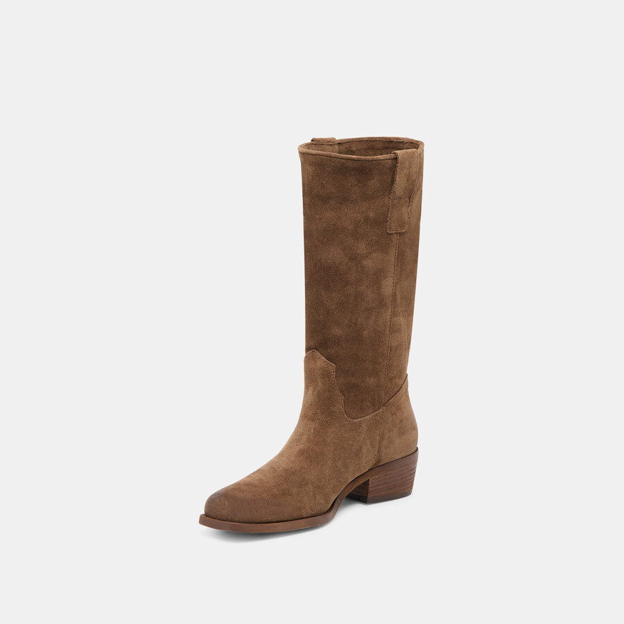 romie boots schokoladenbraunes wildleder
