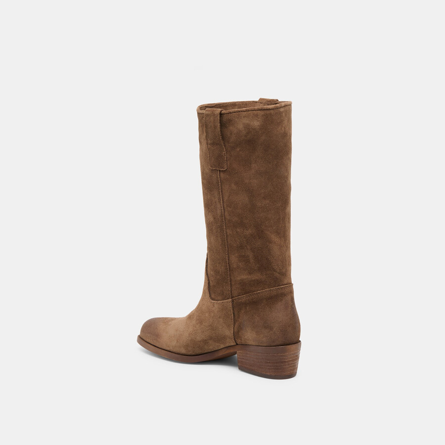 romie boots schokoladenbraunes wildleder