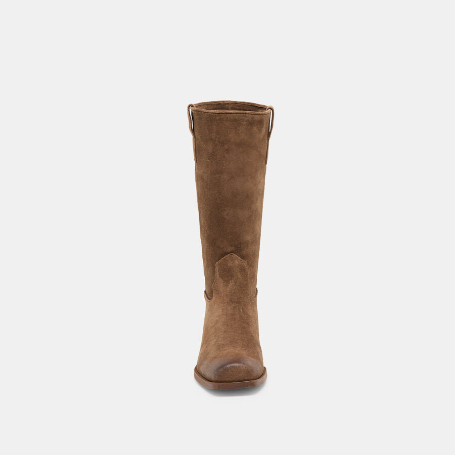 romie boots schokoladenbraunes wildleder
