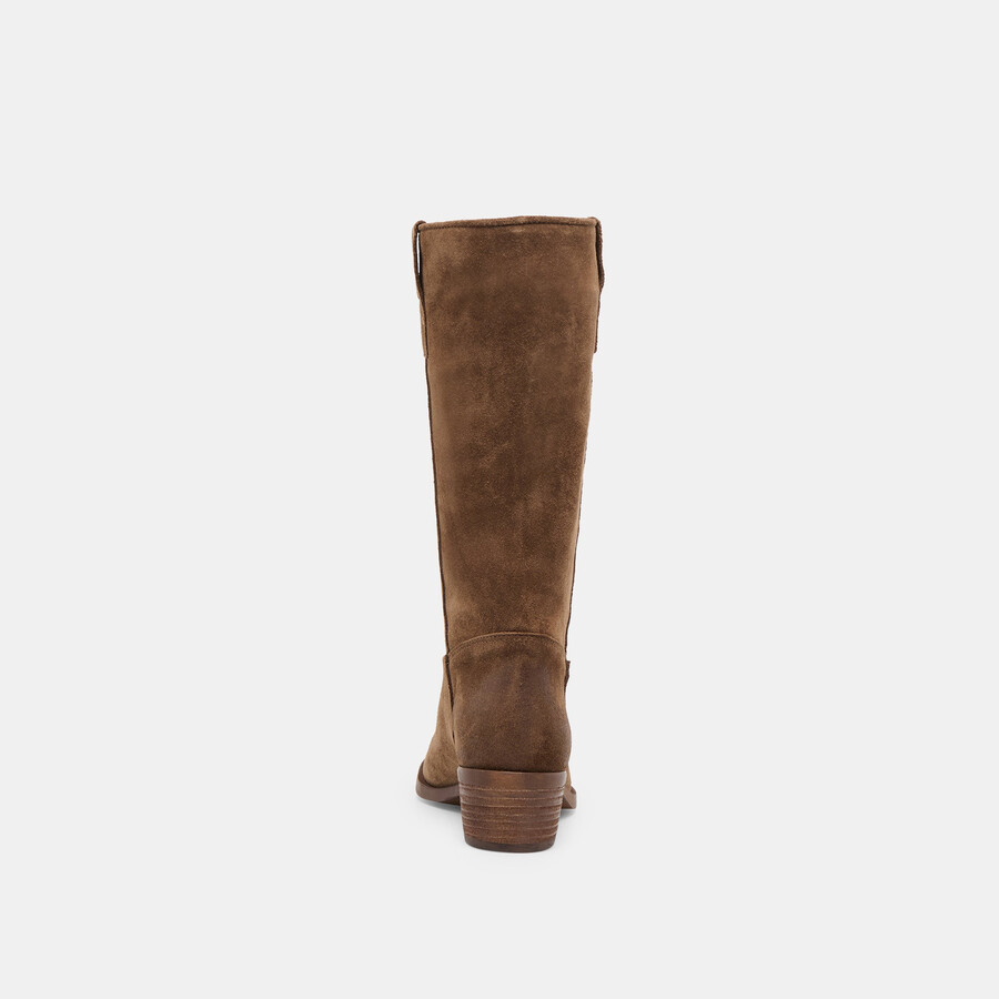 romie boots schokoladenbraunes wildleder