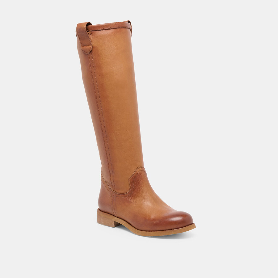 ramzy boots cognac leder