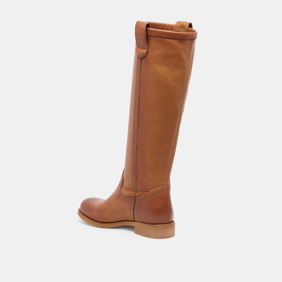 ramzy boots cognac leder