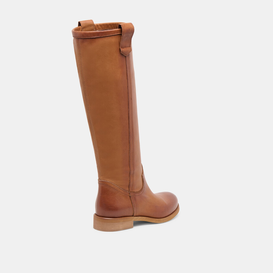 ramzy boots cognac leder