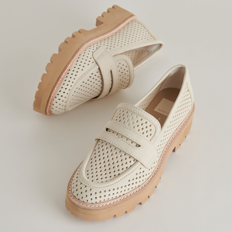 malila loafer elfenbein nubuk