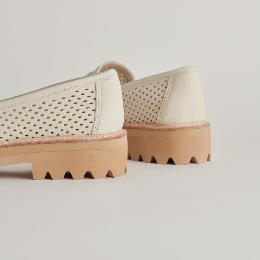 malila loafer elfenbein nubuk
