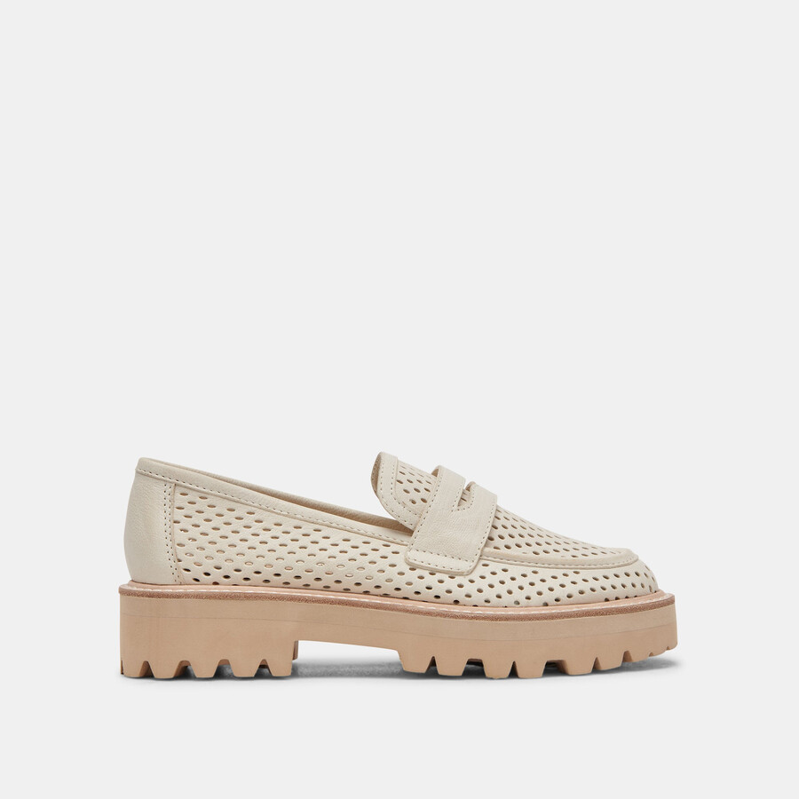 malila loafer elfenbein nubuk