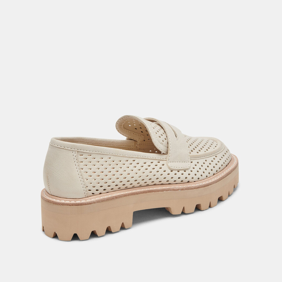 malila loafer elfenbein nubuk