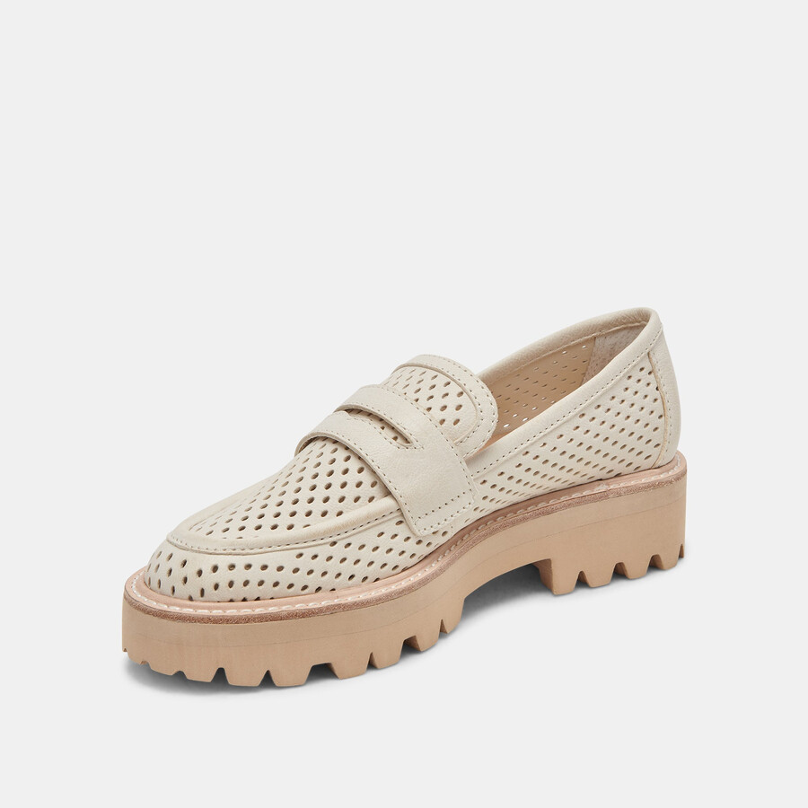 malila loafer elfenbein nubuk