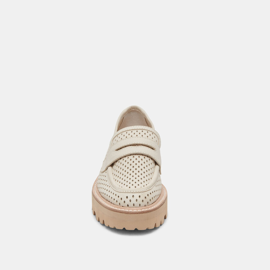 malila loafer elfenbein nubuk