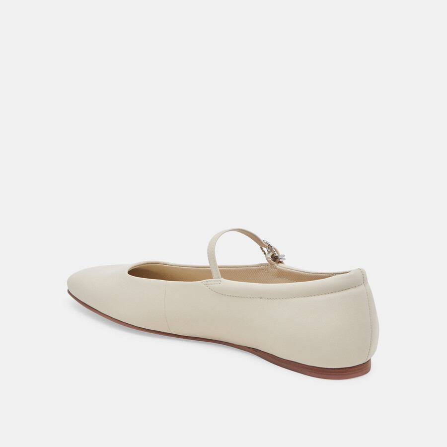 reyes weite ballerinas elfenbeinleder