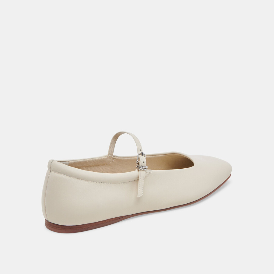 reyes weite ballerinas elfenbeinleder