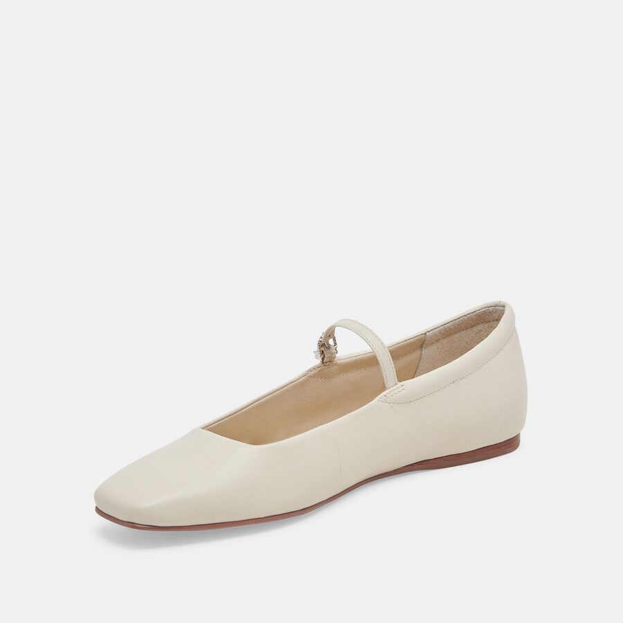 reyes weite ballerinas elfenbeinleder
