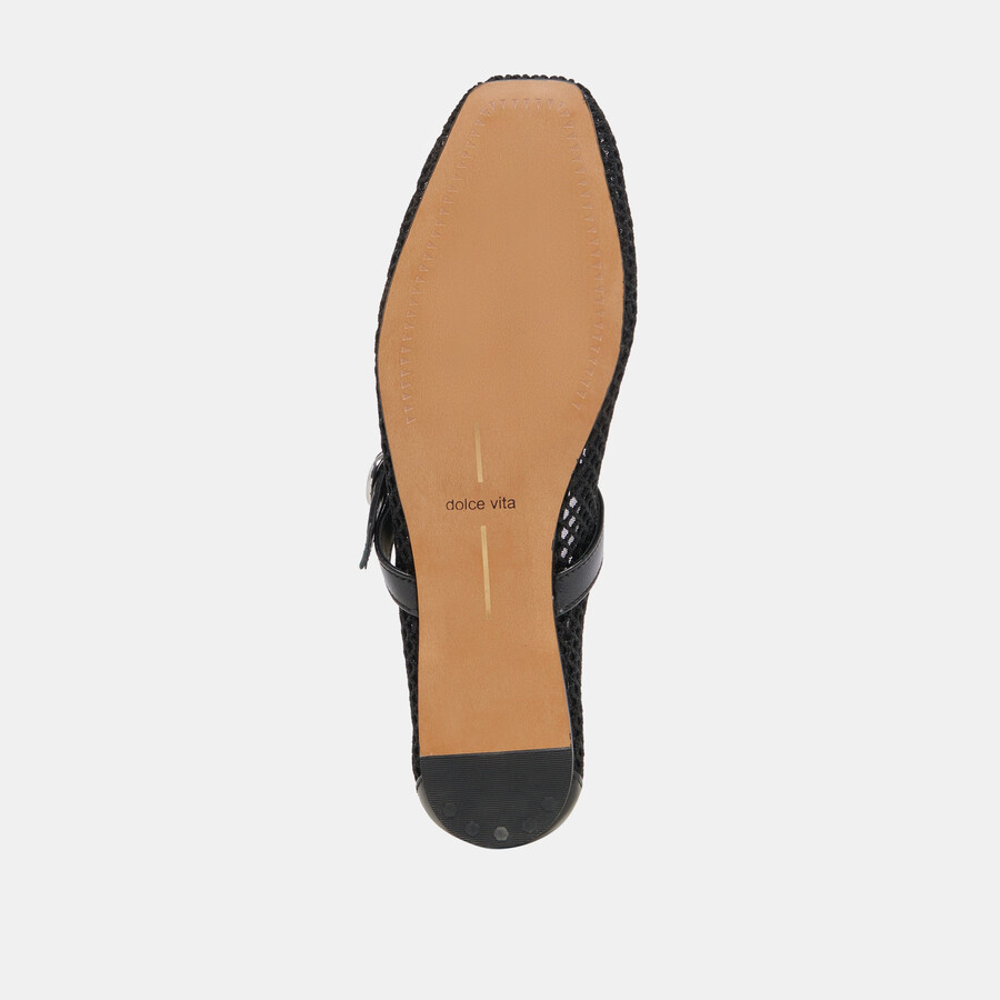 rodni mesh ballerinas schwarz gewebtes netz