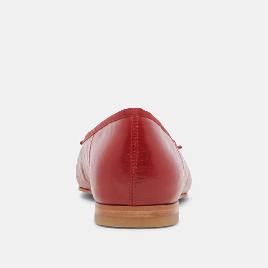 anisa ballerinas rot lackleder