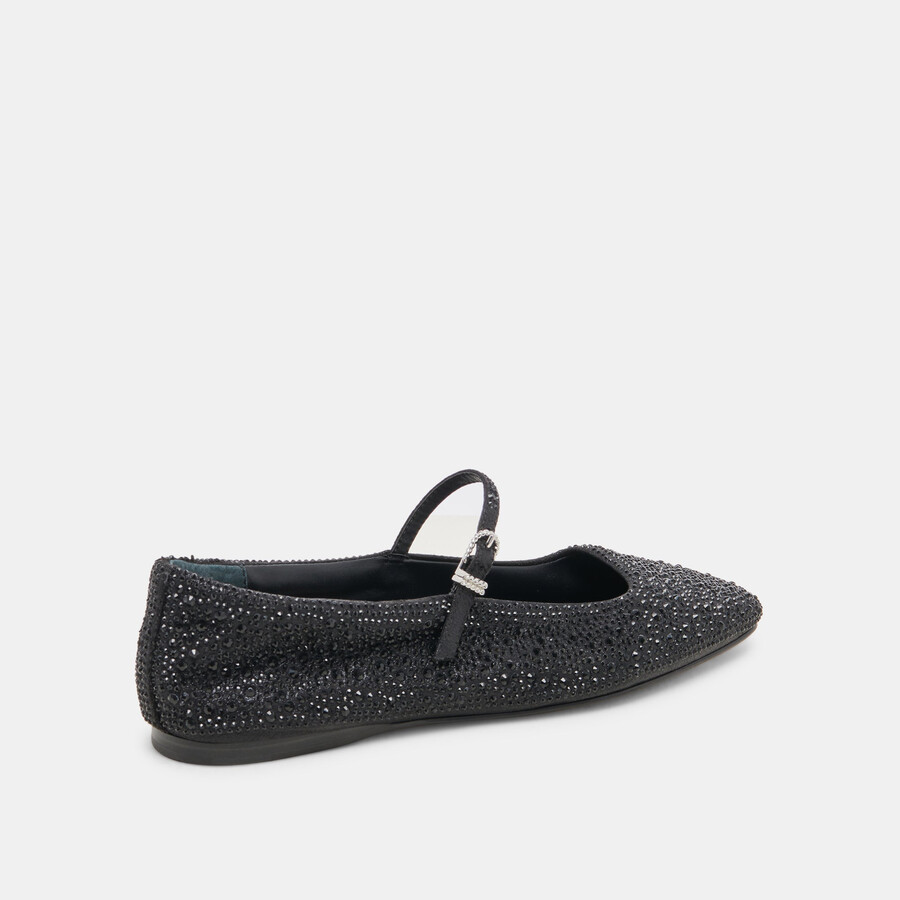 reyes kristall-ballerinas schwarz-metallic-kristall