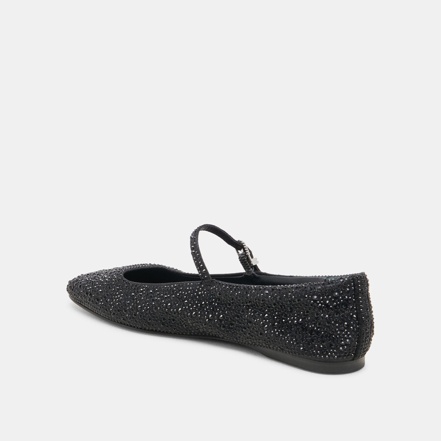 reyes kristall-ballerinas schwarz-metallic-kristall