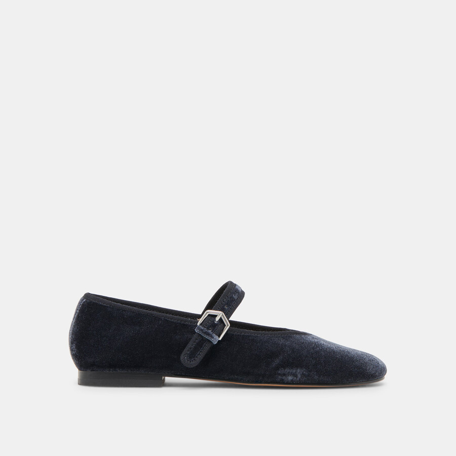 roslyn ballerinas staubblauer samt
