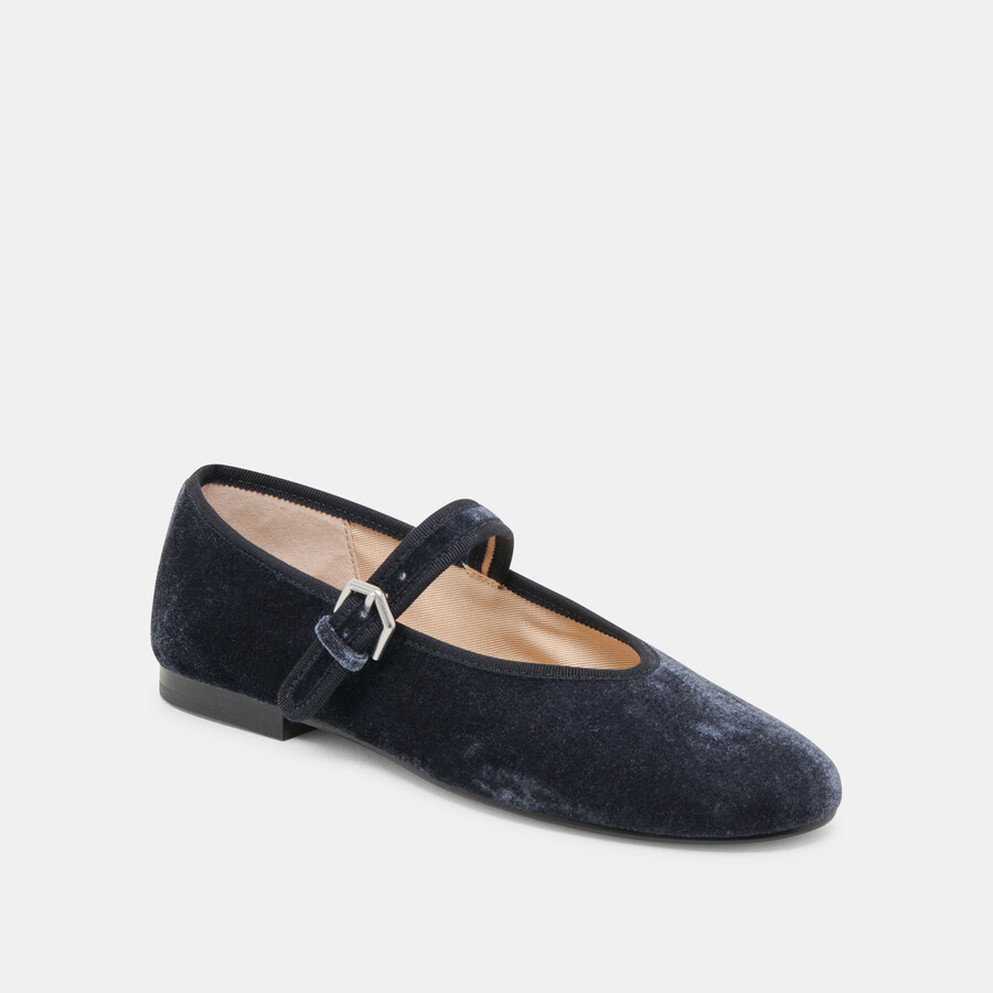 roslyn ballerinas staubblauer samt