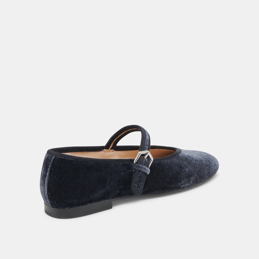 roslyn ballerinas staubblauer samt