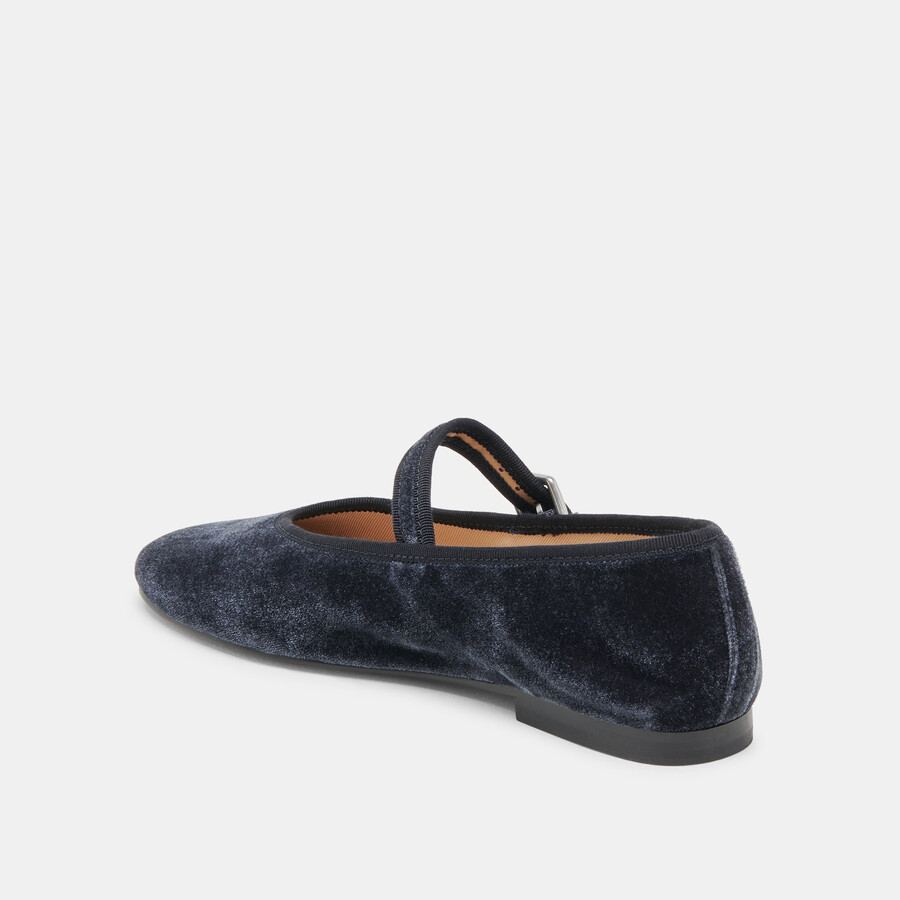 roslyn ballerinas staubblauer samt