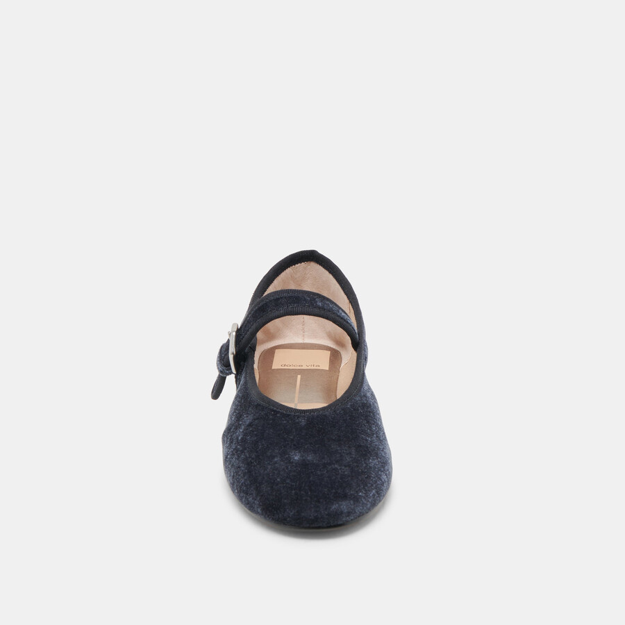 roslyn ballerinas staubblauer samt