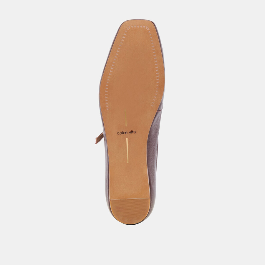 reyes ballerinas cranberry crinkle lackleder