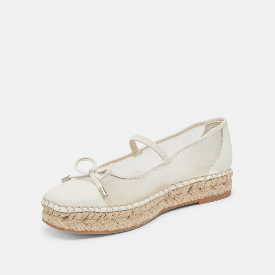 cambre ballerinas weiß mesh