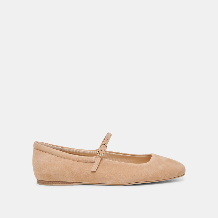 reyes ballerinas aus bambus-wildleder