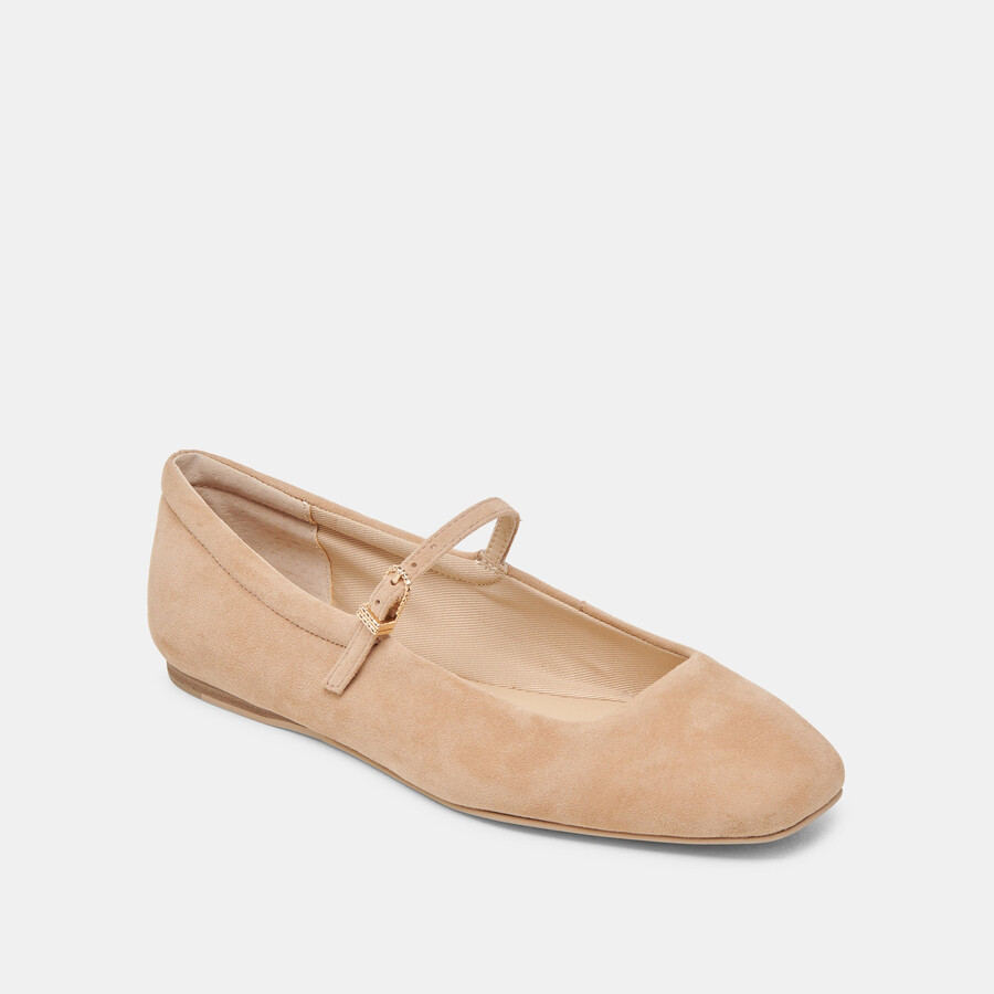 reyes ballerinas aus bambus-wildleder