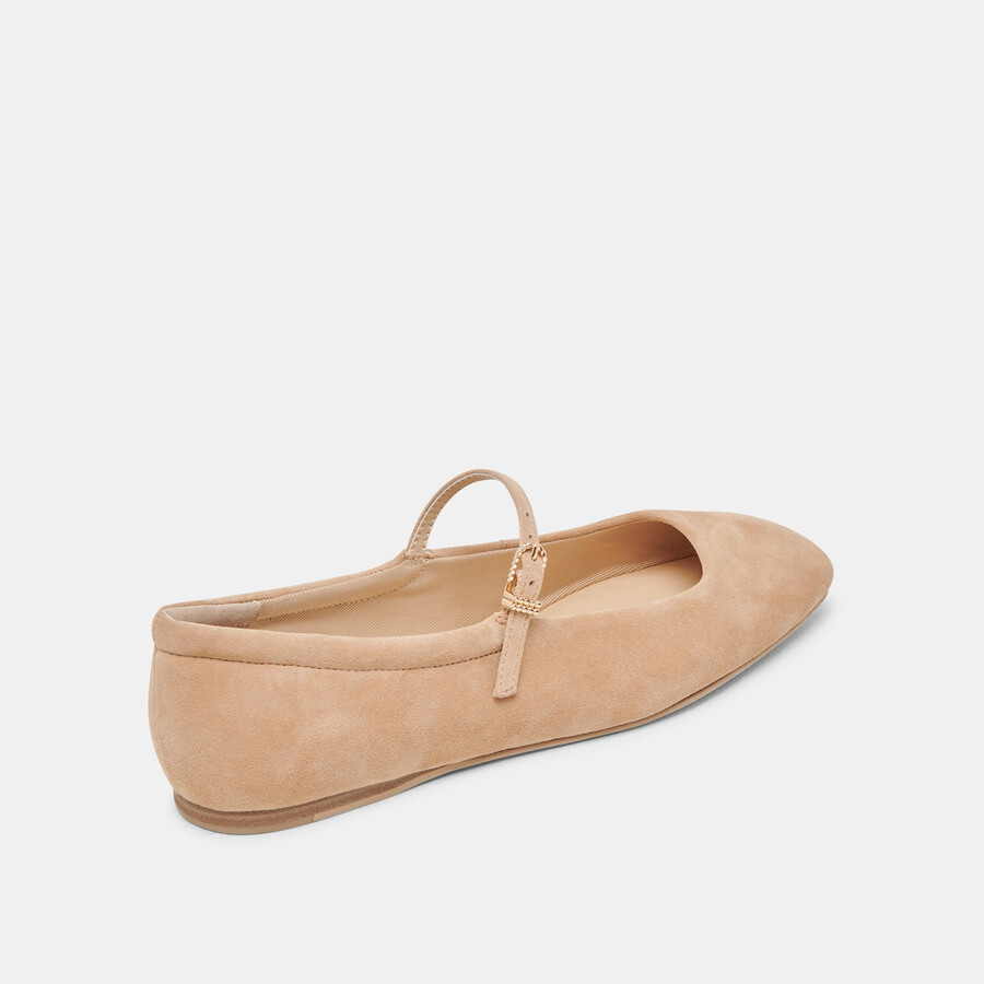 reyes ballerinas aus bambus-wildleder